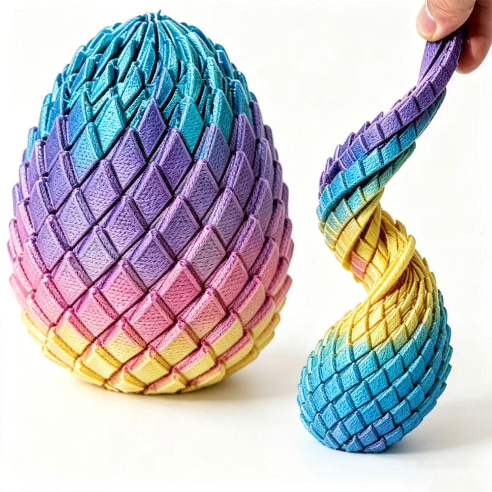 3D Printing Egg - Mainan Telur Naga Cetak 3D untuk