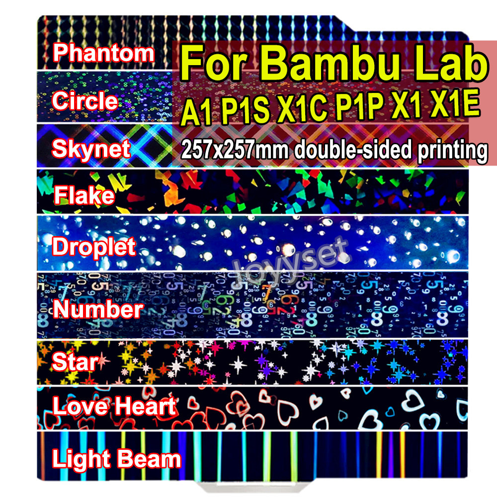 3D Printing X1 Carbon - Plat Cetak X1C A1 untuk Bambu