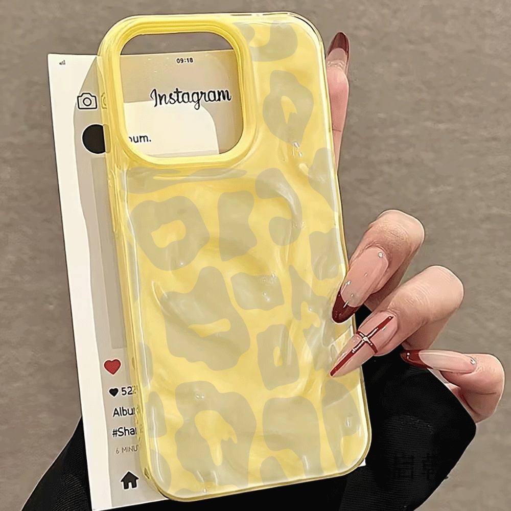 3D Printing Iphone - Casing Ponsel Motif Leopard 3D Water