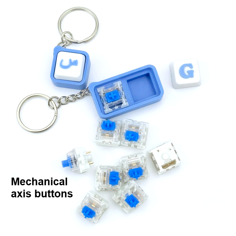 3D Printing Keyboard Keys - Mainan Fidget Switch Mekanis Baru DIY,