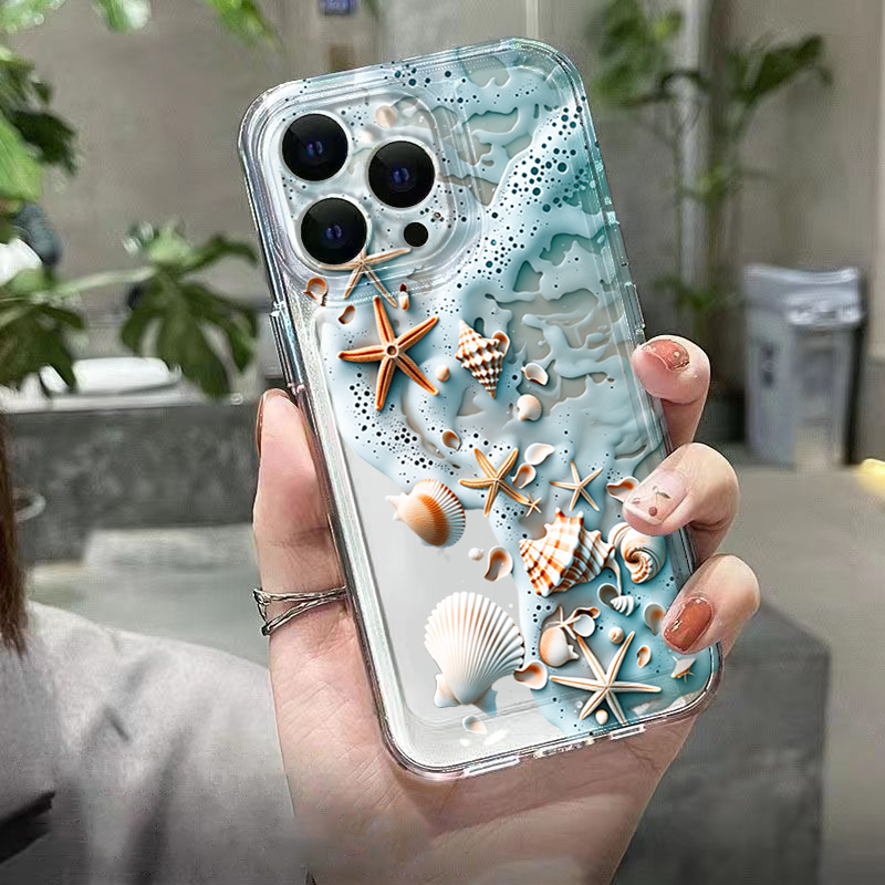 3D Printing Iphone - Casing HP 3D Bintang Laut &