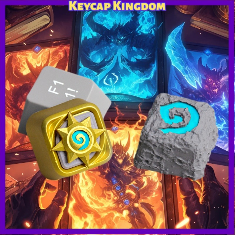 3D Printing Keyboard Keys - Hearthstone WOW Keycap Personalisasi 3D Dicetak