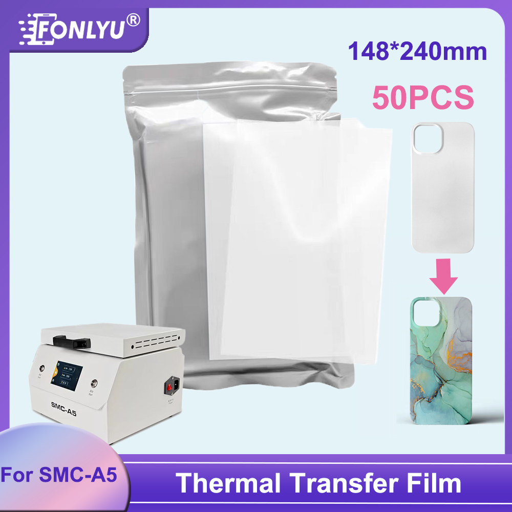 3D Printing Iphone - Fonlyu 50 buah 3D sublimasi Film