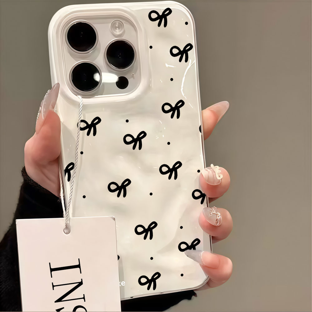 3D Printing Iphone - Casing Ponsel Motif Hati Merah Berombak