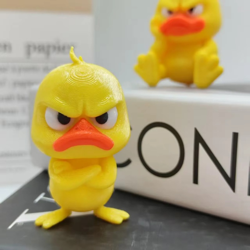 3D Printing Mockup - Patung Bebek Kuning Marah 3D Printing,