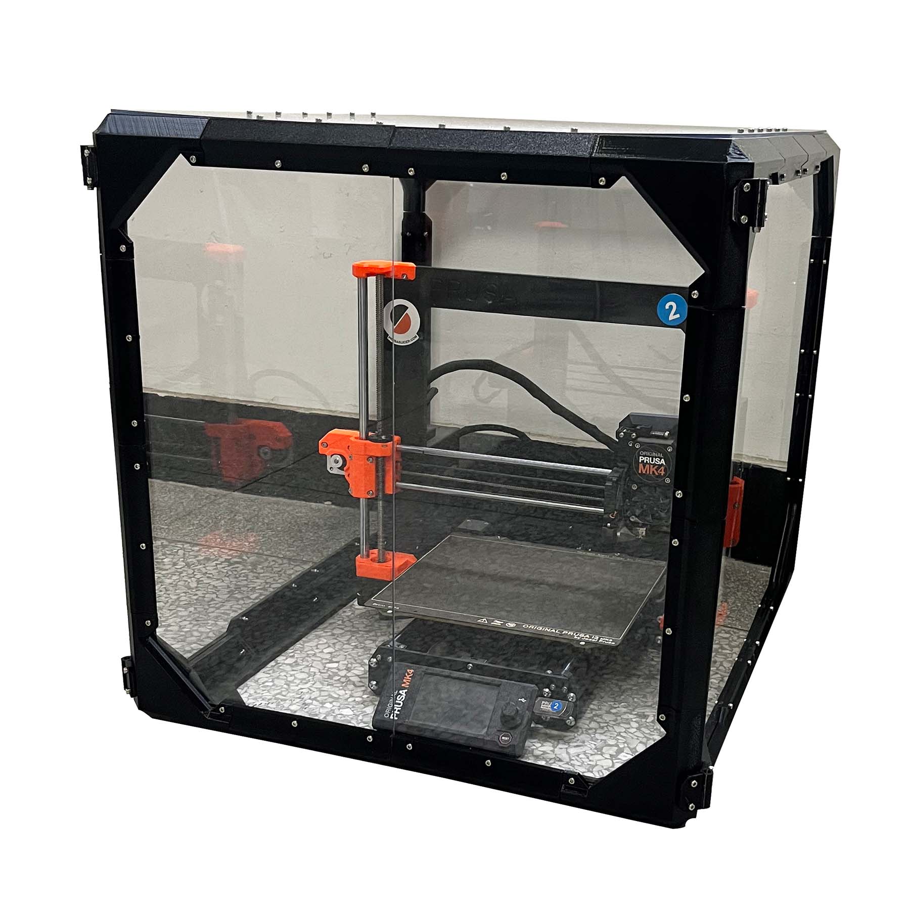 3D Printer Enclosure Frame - Blurolls Prusa MK3S MK4 panel PC