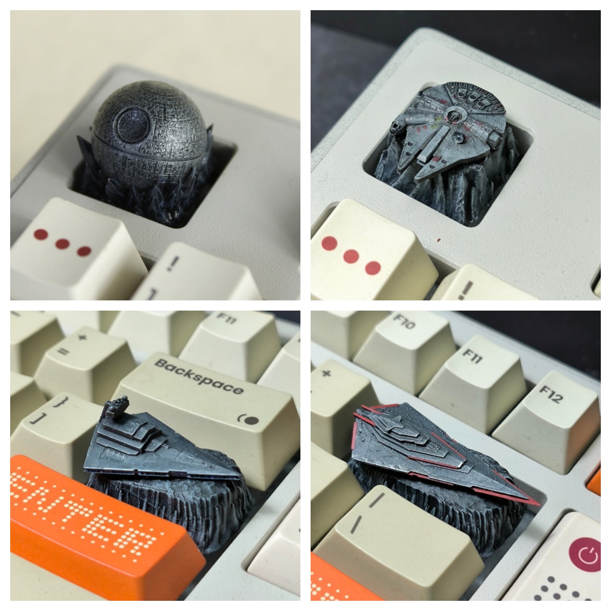 3D Printing Keyboard Keys - HCY Death Star Artisan Keycap Resin