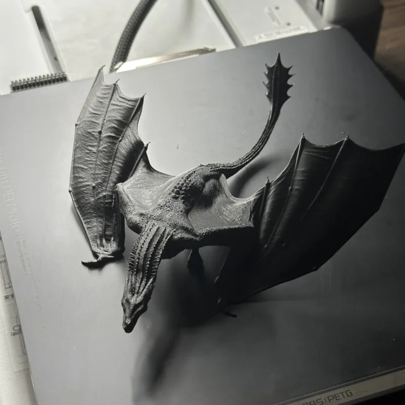 3D Printing App - Model Naga Cetak 3D Resin Patung