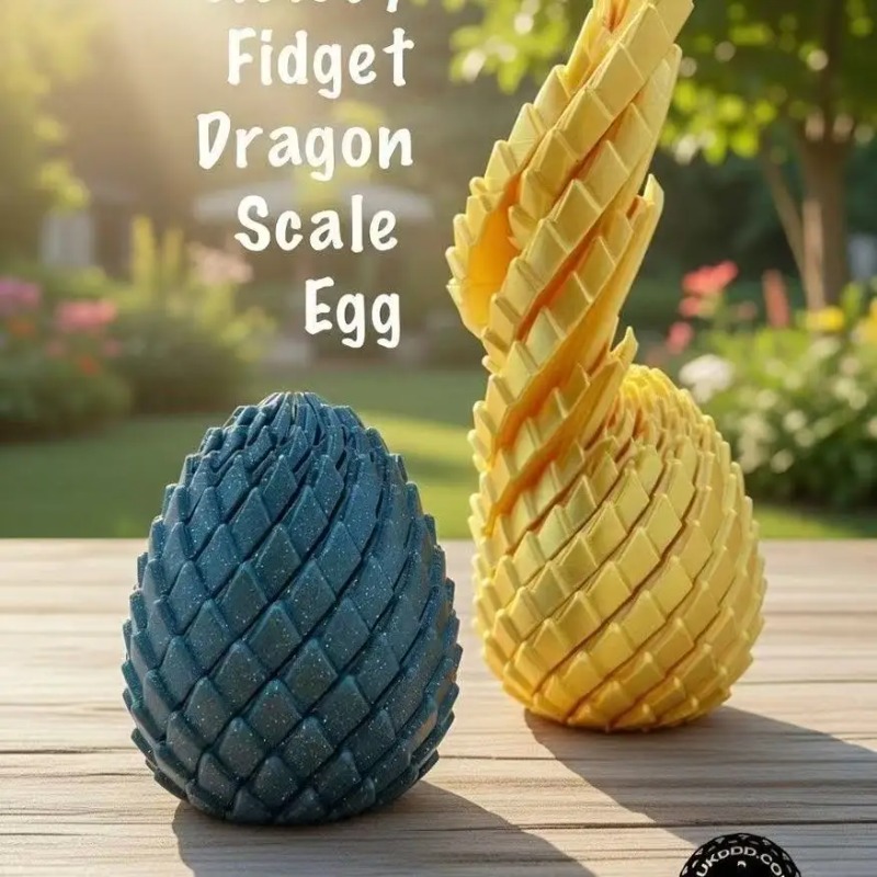Mainan Dekompresi Telur Naga S - 3D Printing Egg ulasan dan harga