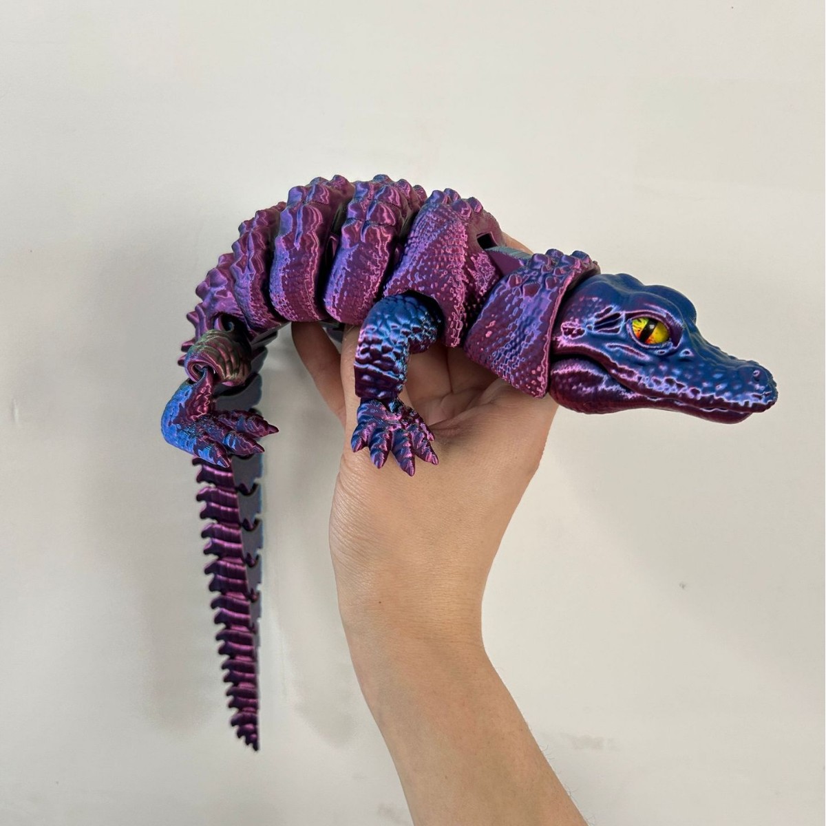 Buaya Cetak 3D dengan Mulut Be - 3D Printing Gif ulasan dan harga