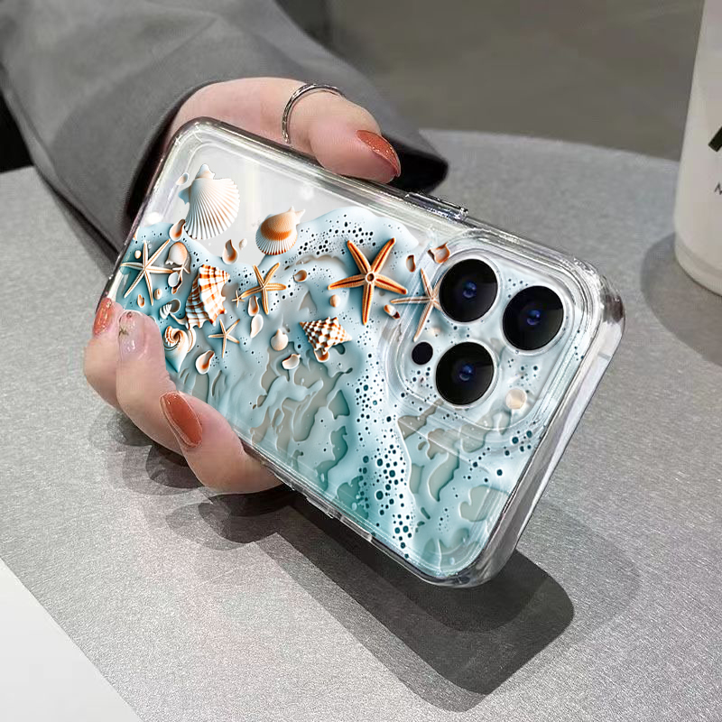 Casing HP 3D Bintang Laut & Ke - 3D Printing Iphone ulasan dan harga