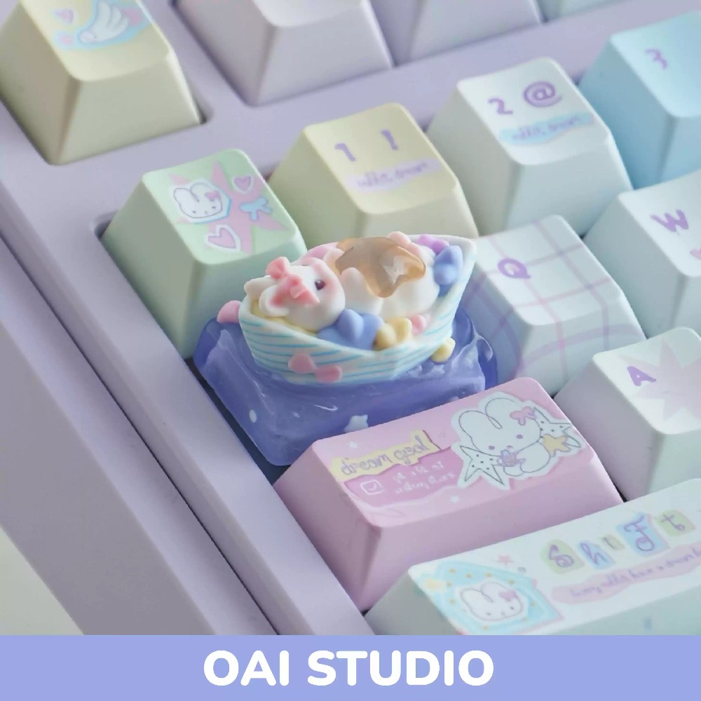 Keycap Kucing Lucu Resin Buata - 3D Printing Keyboard Keys ulasan dan harga
