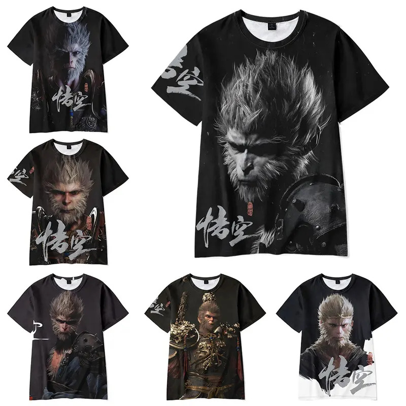 Kaus Game Black Myth: Wukong T - 3D Printing Games Free ulasan dan harga