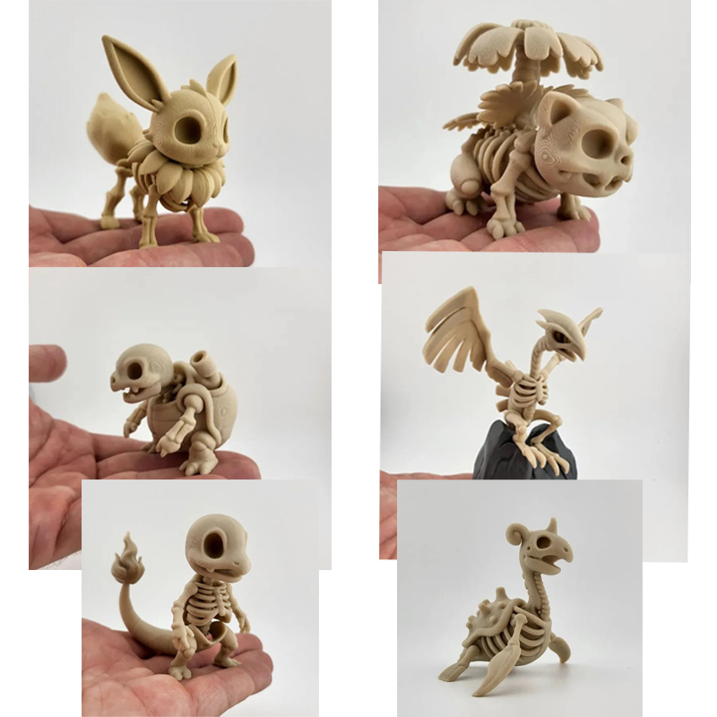 Model Tulang Fosil Pokémon Eev - 3D Printing Mockup ulasan dan harga