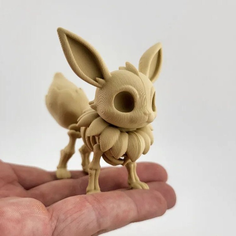 Model Tulang Fosil Pokémon Eev - 3D Printing Mockup ulasan dan harga