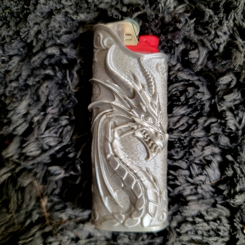 Casing Pemantik Api Motif Naga - 3D Printing Dragon ulasan dan harga