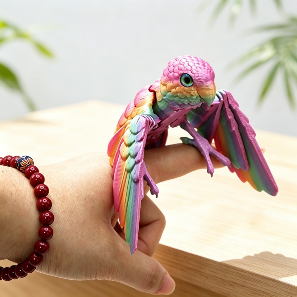 Model Burung Beo Lucu Cetak 3D - 3D Printing Mockup ulasan dan harga