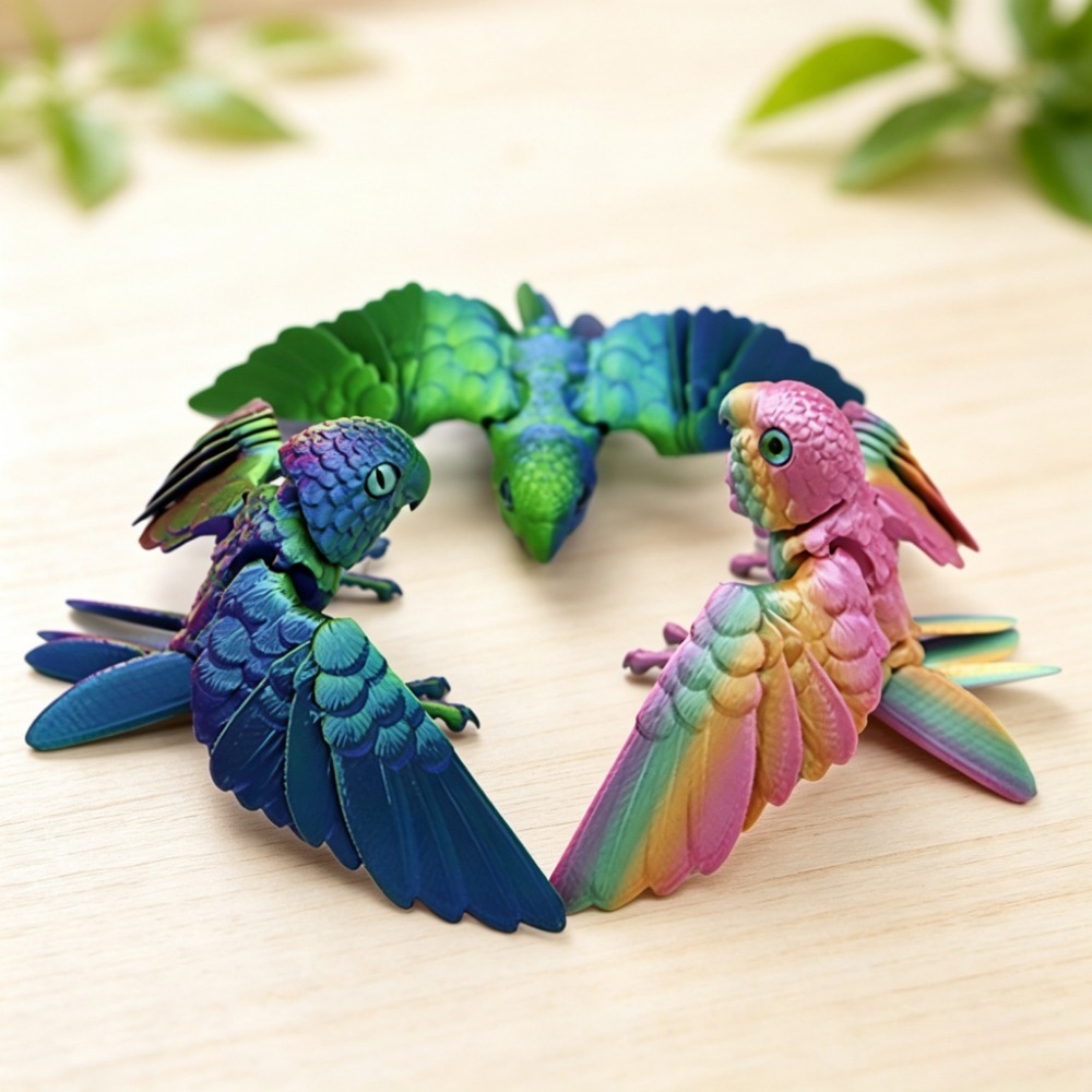 Model Burung Beo Lucu Cetak 3D - 3D Printing Mockup ulasan dan harga