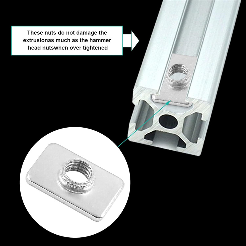 100 buah mur t-slot geser data - 3D Printer Enclosure Frame ulasan dan harga