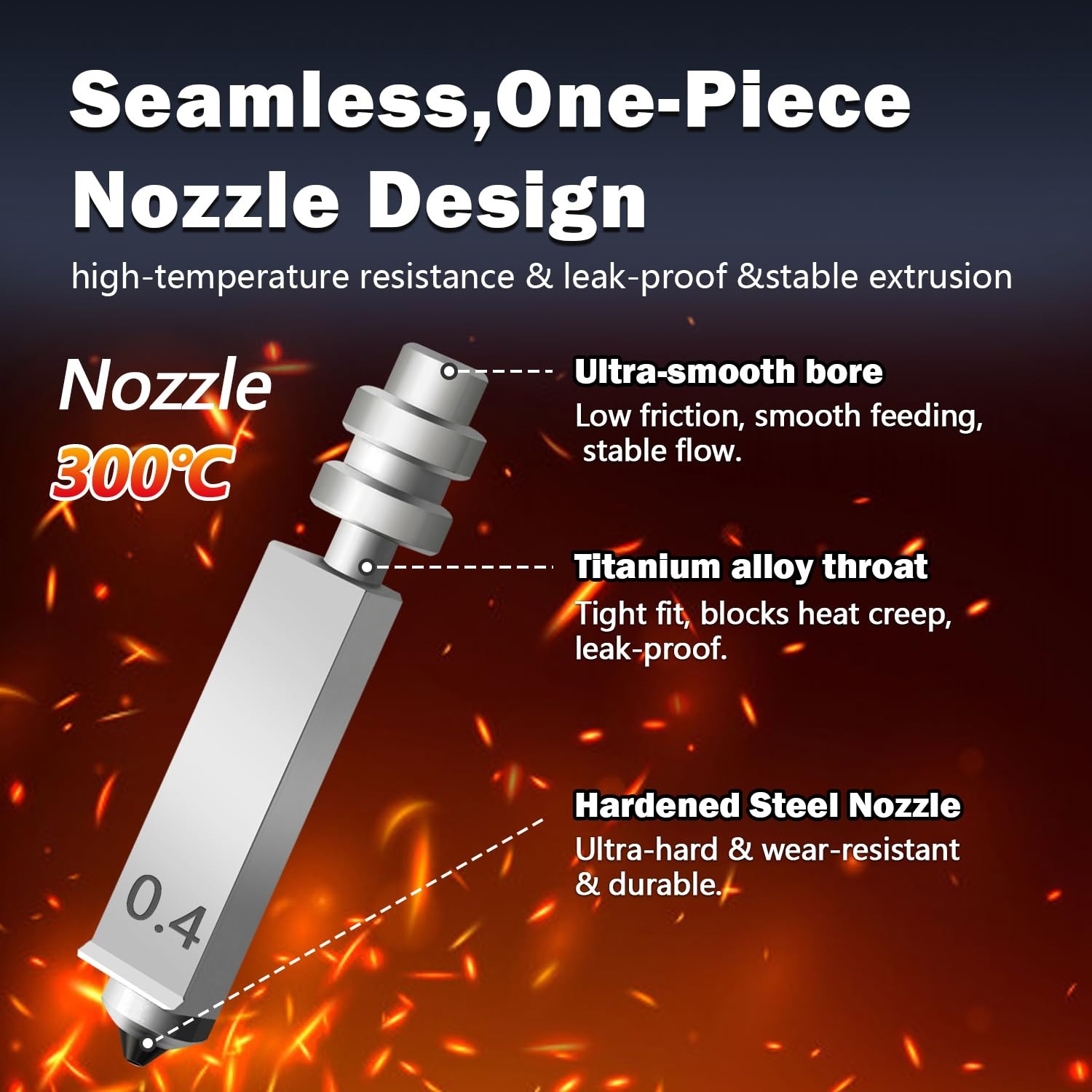 Nozel Bimetalik Anycubic Kobra - 3D Printing Use ulasan dan harga