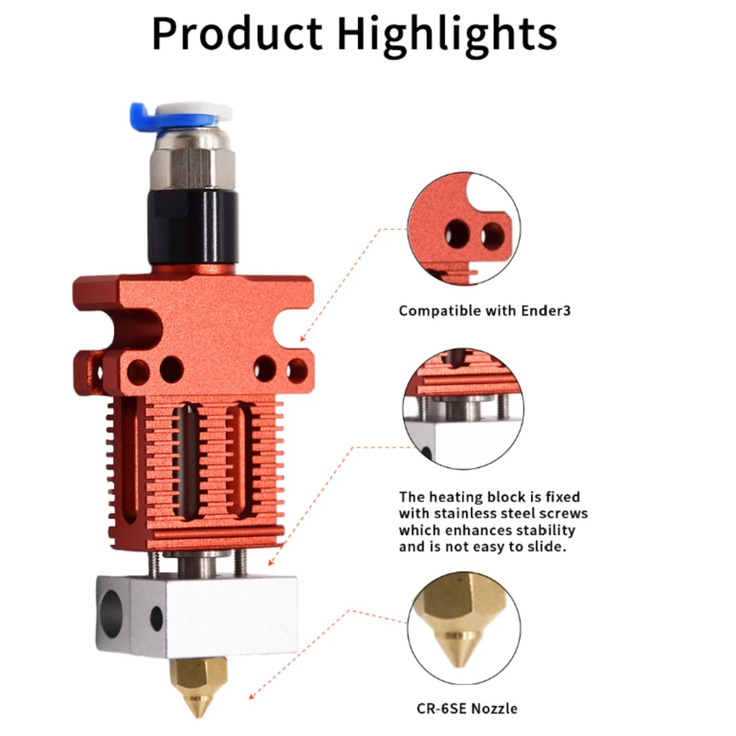 Kit Hotend Creality CR-6 SE, K - Silicone Sock Hotend ulasan dan harga