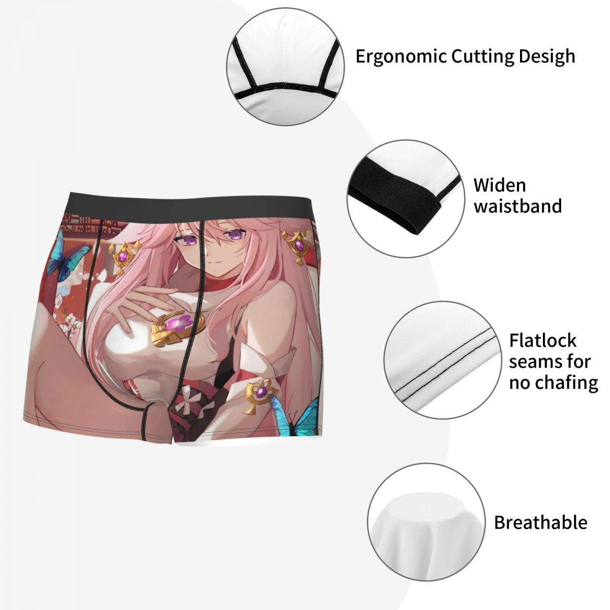 Genshin Impact Yae Miko Celana - 3D Printing Games Free ulasan dan harga