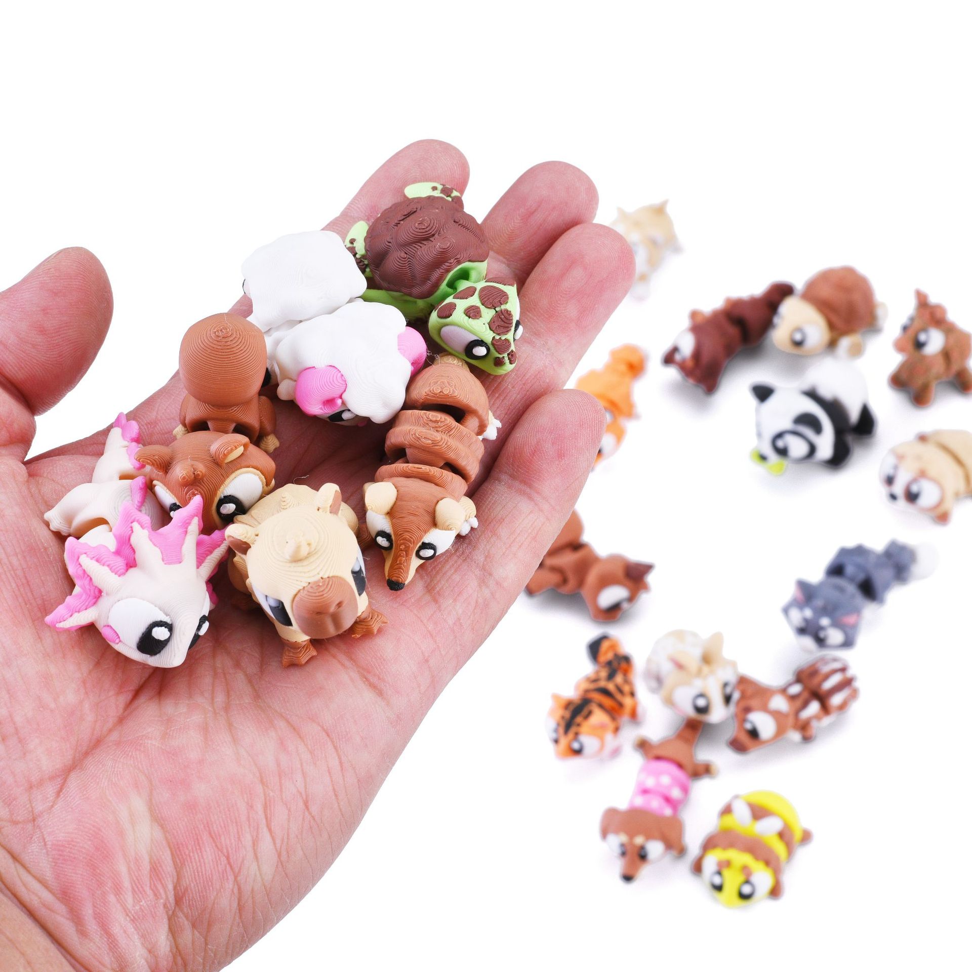 60Pcs Hewan Cetak 3D Acak, Had - 3D Printing Egg ulasan dan harga