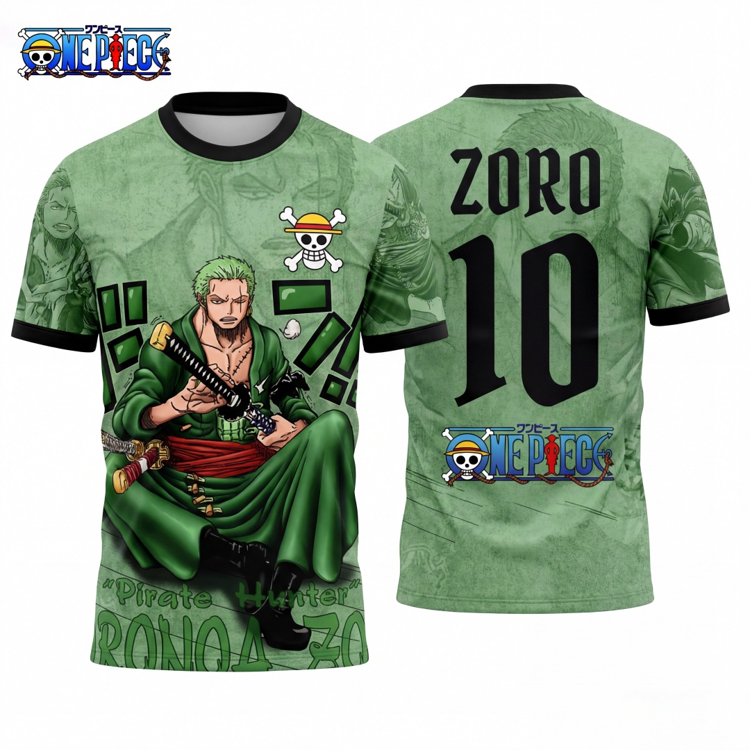 Kaos 3D Print One Piece Captai - 3D Printing Use ulasan dan harga
