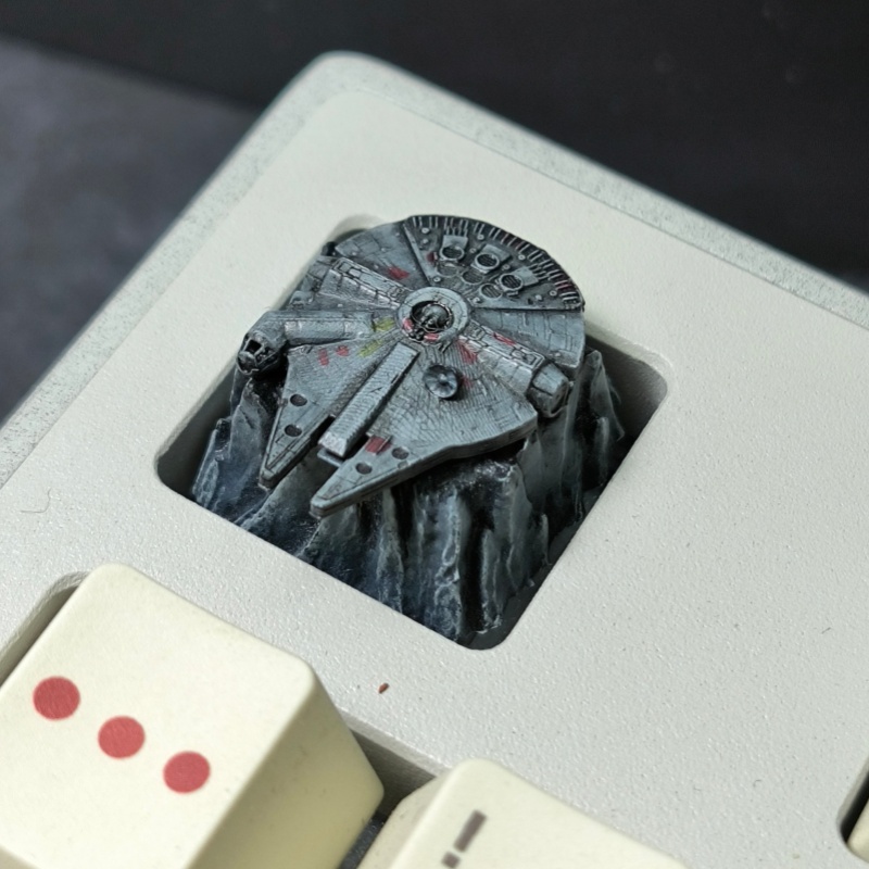HCY Death Star Artisan Keycap  - 3D Printing Keyboard Keys ulasan dan harga