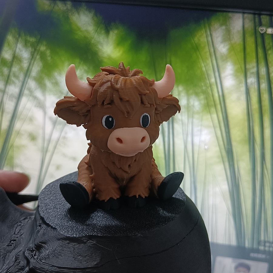 Patung Sapi Hutan Skotlandia - - 3D Printing Mockup ulasan dan harga