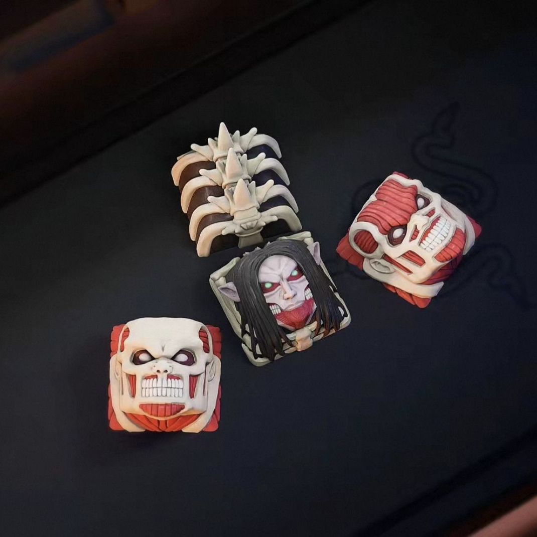 Set Keycap Bermerek Attack On  - 3D Printing Keyboard Keys ulasan dan harga