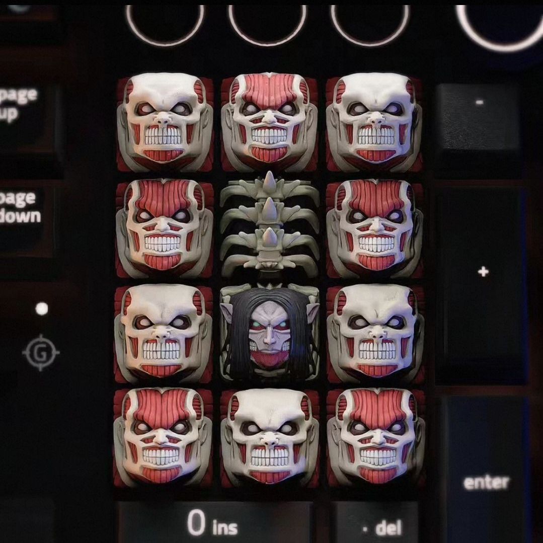 Set Keycap Bermerek Attack On  - 3D Printing Keyboard Keys ulasan dan harga