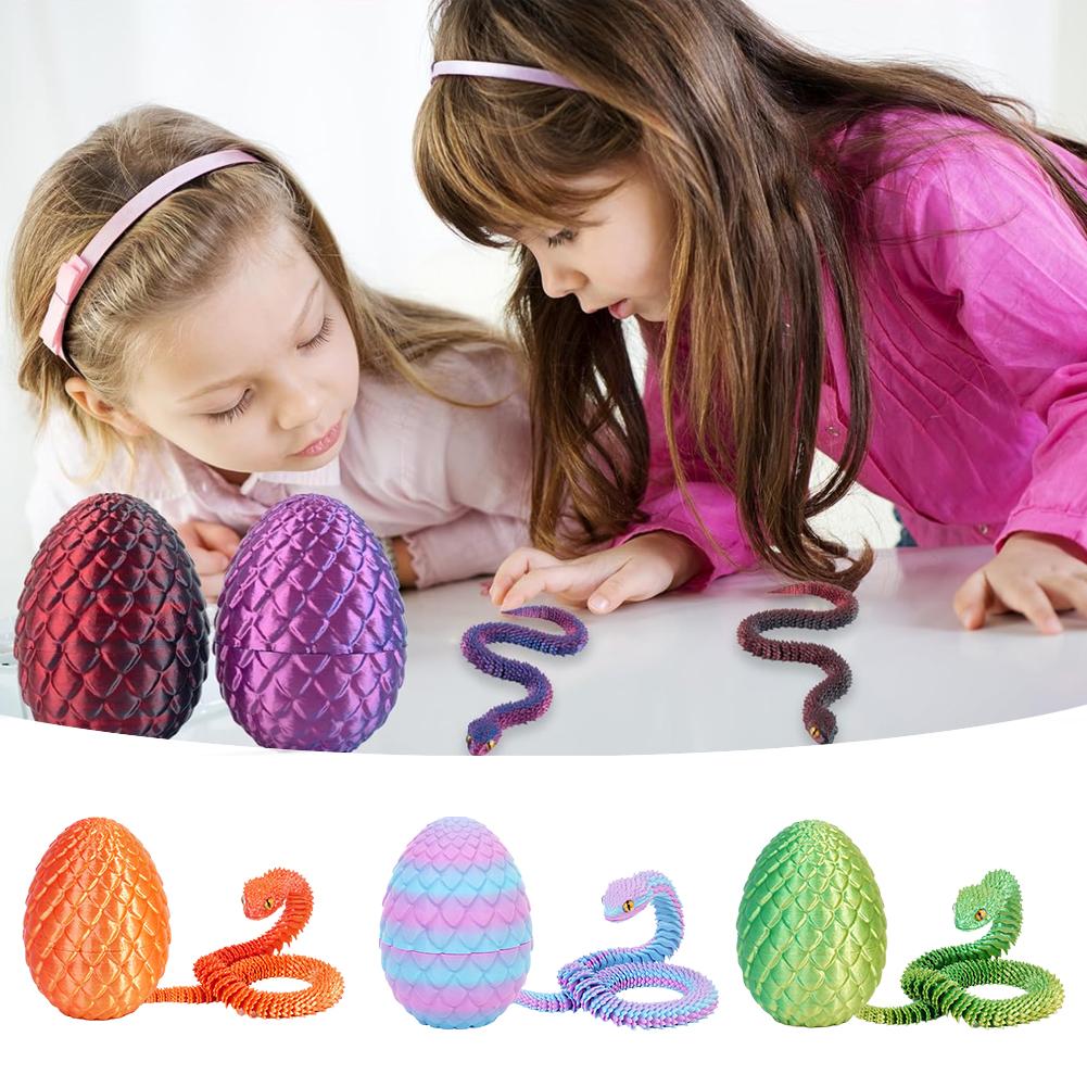 Telur Naga Ular Keren Cetak 3D - 3D Printing Egg ulasan dan harga