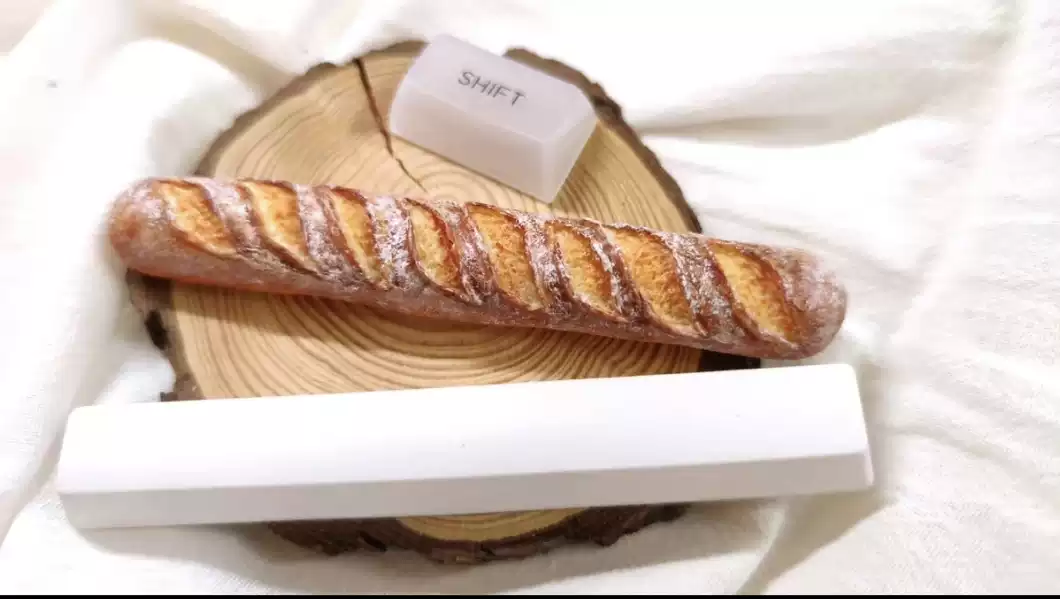 Baguette Food Artisan Spacebar - 3D Printing Keyboard Keys ulasan dan harga
