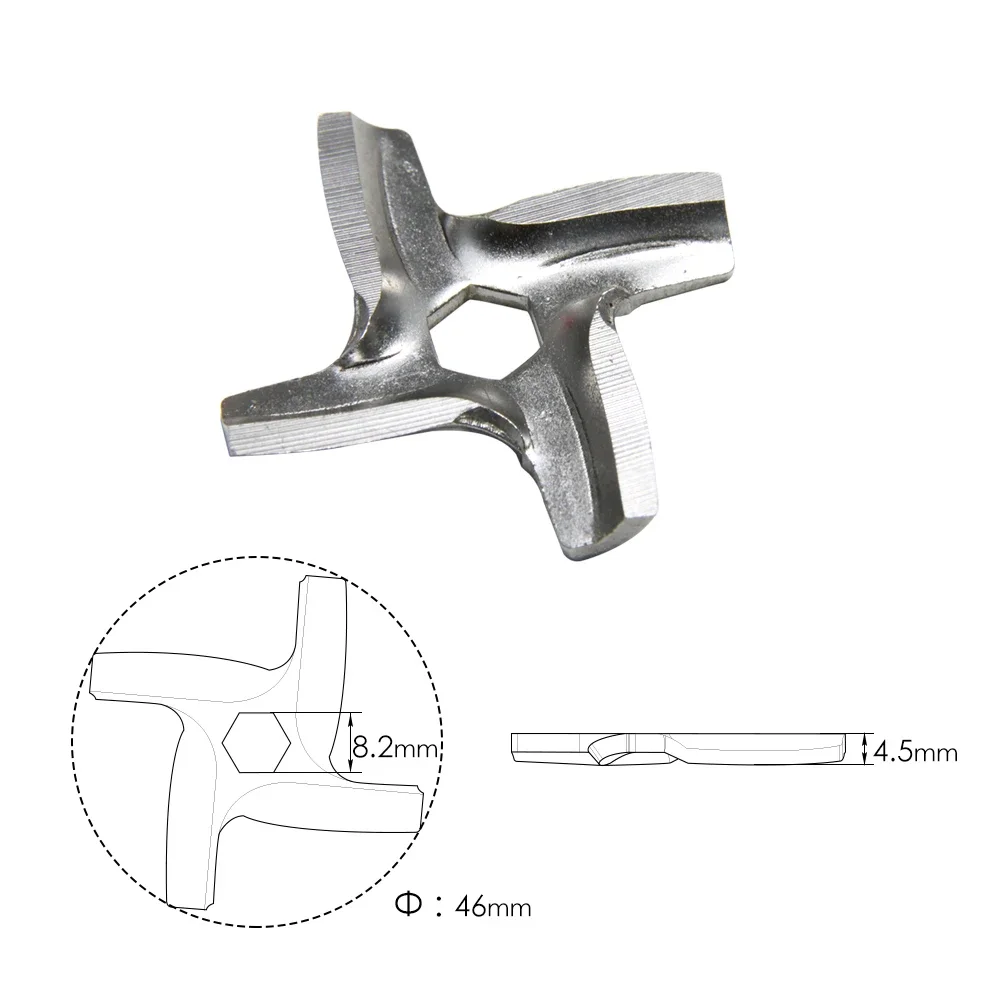 3 buah pisau penggiling daging - 3D Printing Grinder ulasan dan harga