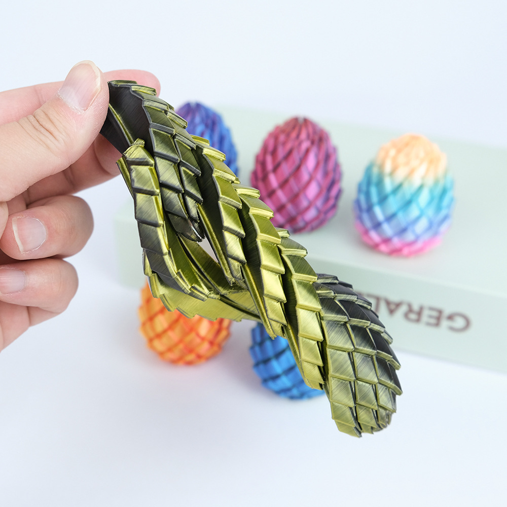 Telur Naga Cetak 3D, Mainan An - 3D Printing Egg ulasan dan harga