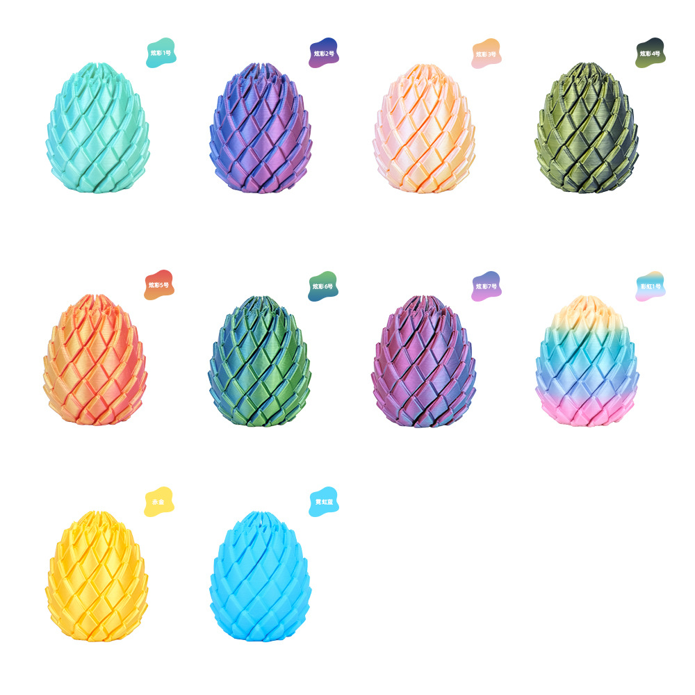 Telur Naga Cetak 3D, Mainan An - 3D Printing Egg ulasan dan harga