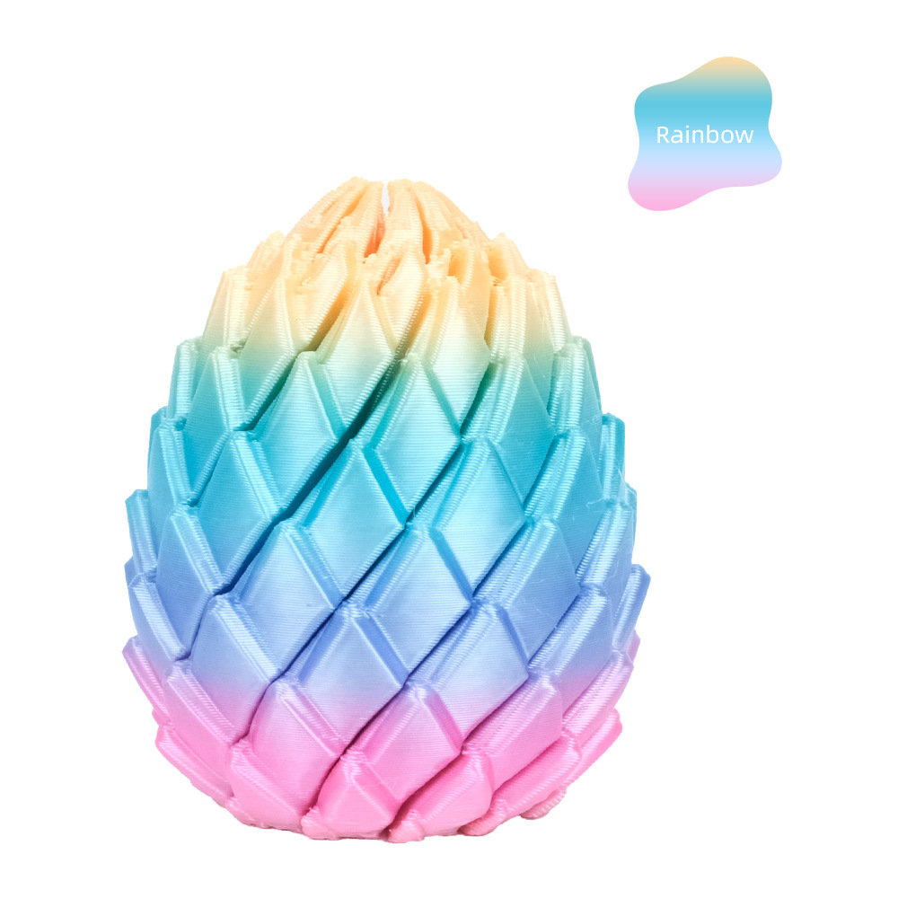 Telur Naga Cetak 3D, Mainan An - 3D Printing Egg ulasan dan harga