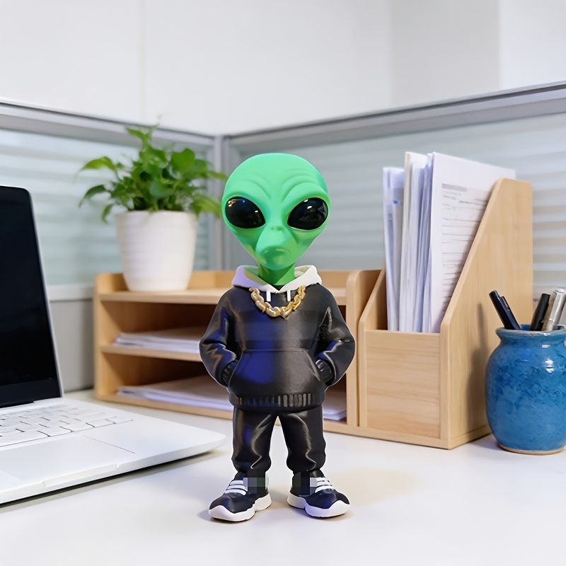 1 Buah Figur Alien Hijau denga - 3D Printing Drawing ulasan dan harga